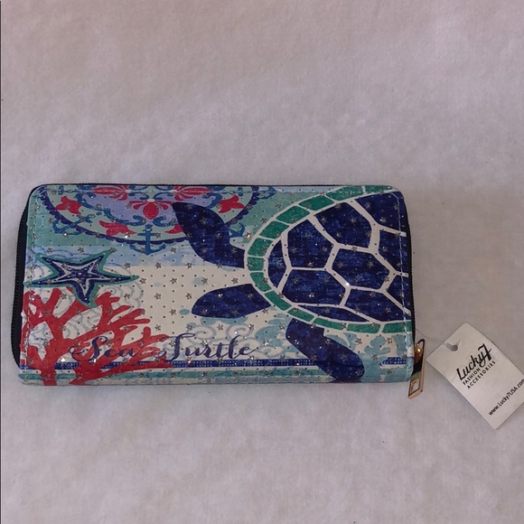 Beach Themed Wallet - Picture 1 of 4